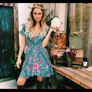 NWOT Spell & The Gypsy Collective BABUSHKA mini sundress. Gorgeous. Has pockets!